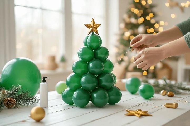 how to make a balloon cake topper