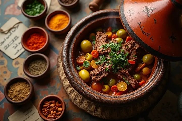 how to make a traditional moroccan tagine