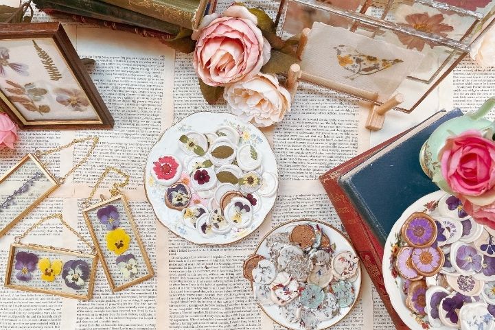vellum paper and decoupage