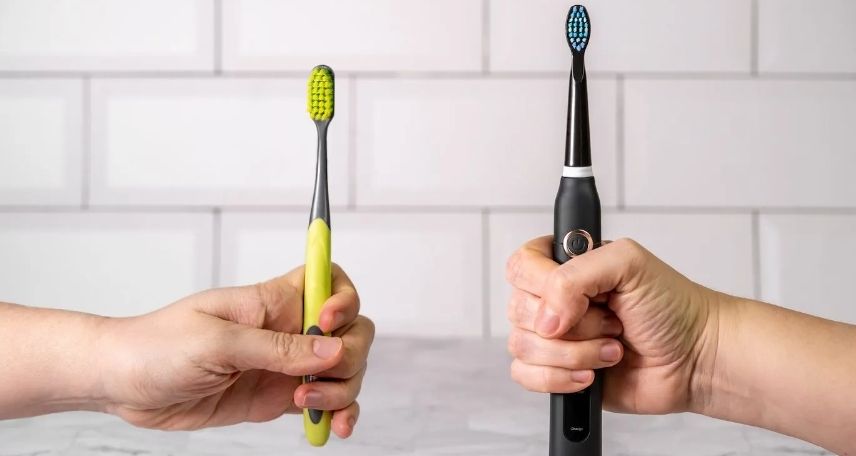electric toothbrush vs manual toothbrush