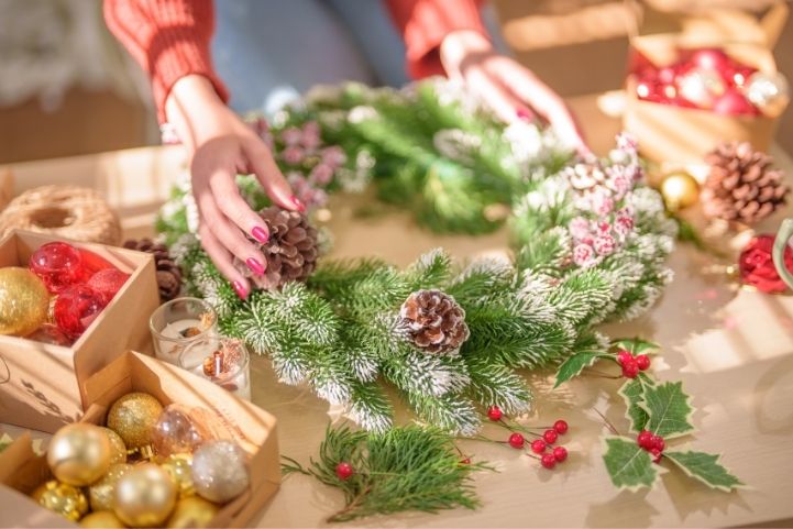 how to make a diy wreath for every season