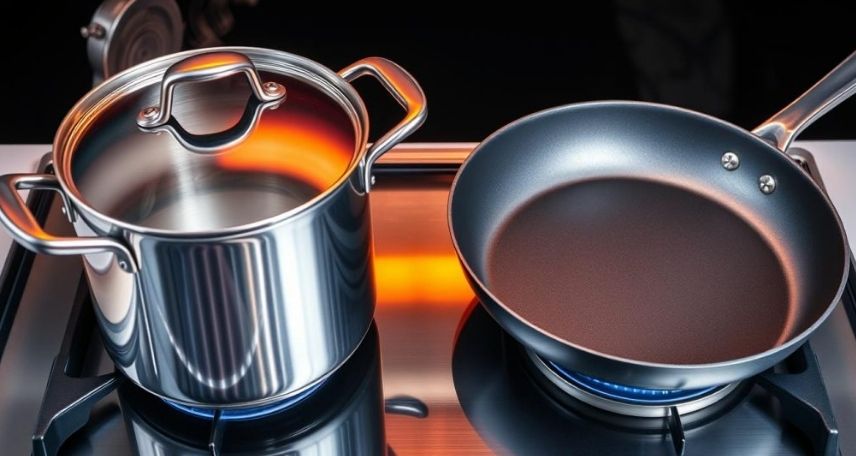 stainless steel cookware vs nonstick cookware